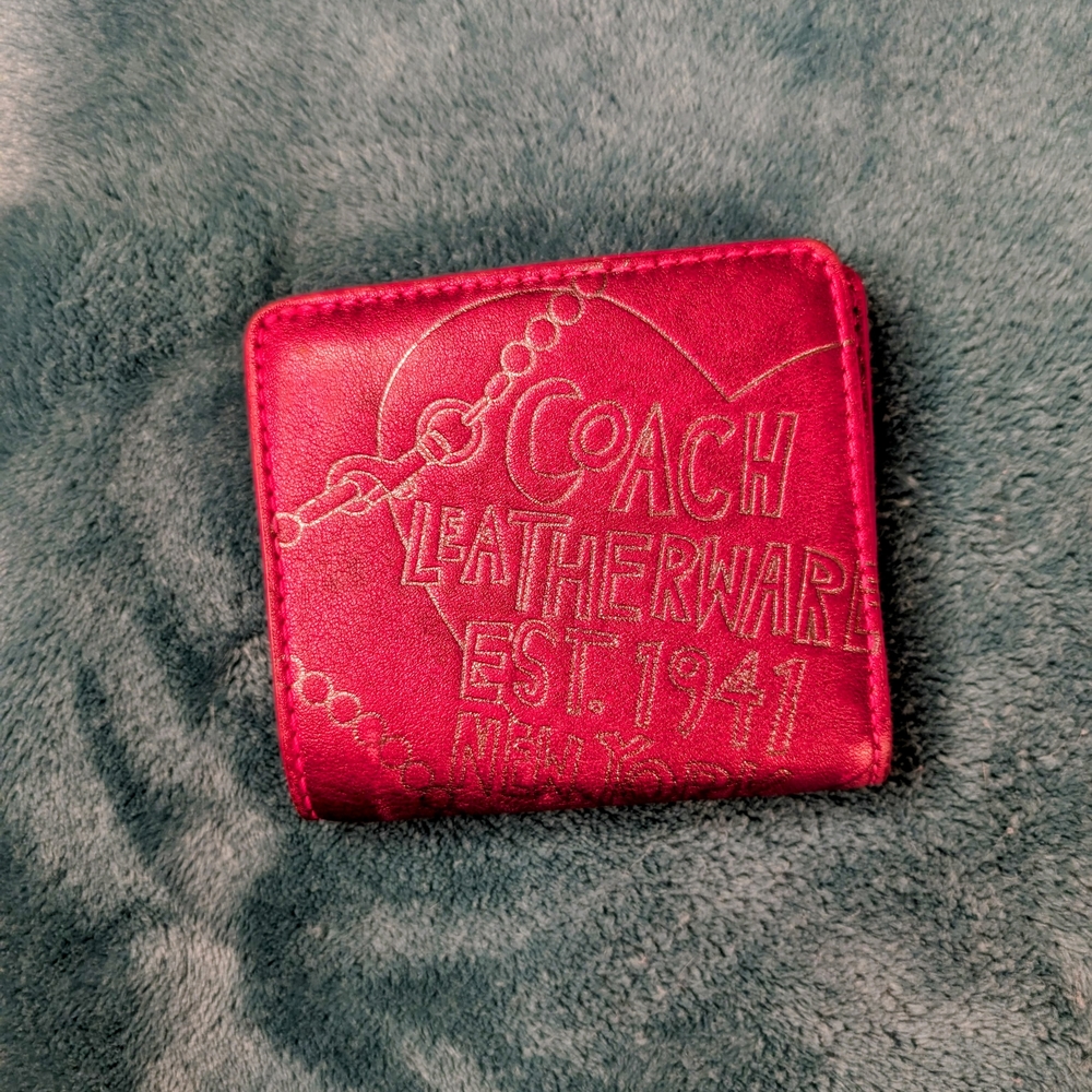 Coach Cherry Leatherware Wallet
